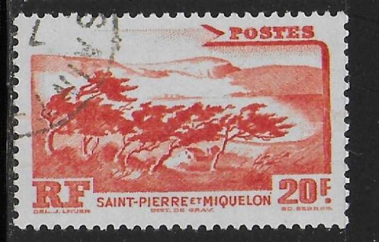 St Pierre & Miquelon - Y&T n° 342 - Oblitéré / Used - 1947