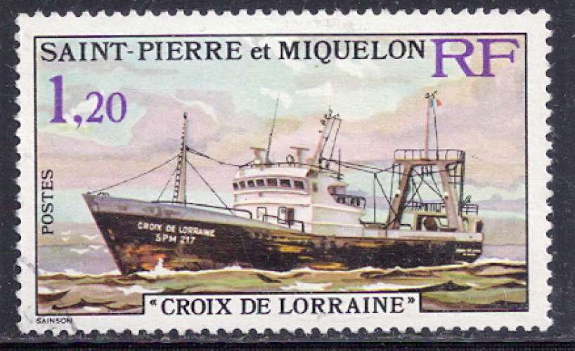 St Pierre & Miquelon - Y&T n° 453 - Oblitéré / Used - 1976