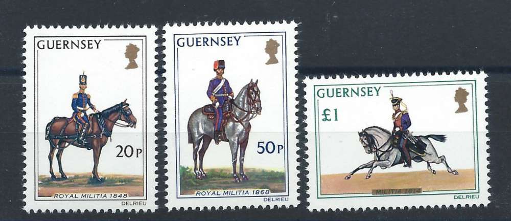 Guernesey N°113/15** (MNH) 1975 - Cavalerie