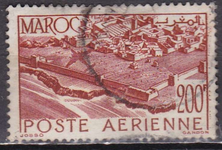 MAROC PA N° 64 de 1947 oblitéré 