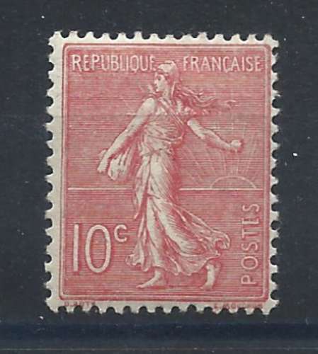 France N°129b* (MH) 1903 - Semeuse lignée