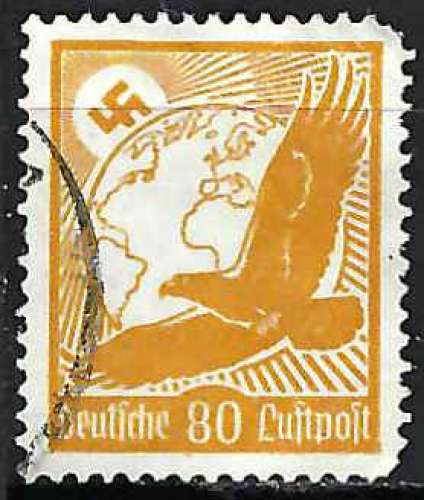 Allemagne - 1934 - Y & T n° 50 Poste aérienne - O.