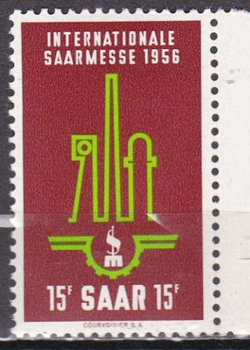 SARRE N° 350/2 de 1956 neufs** (3 scans)