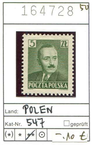 Pologne 1950 - Michel 547 - ** neuf  mnh