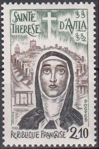 FRANCE - 1982 - Ste Thérèse d'Avila - Yvert 2249 Neuf **