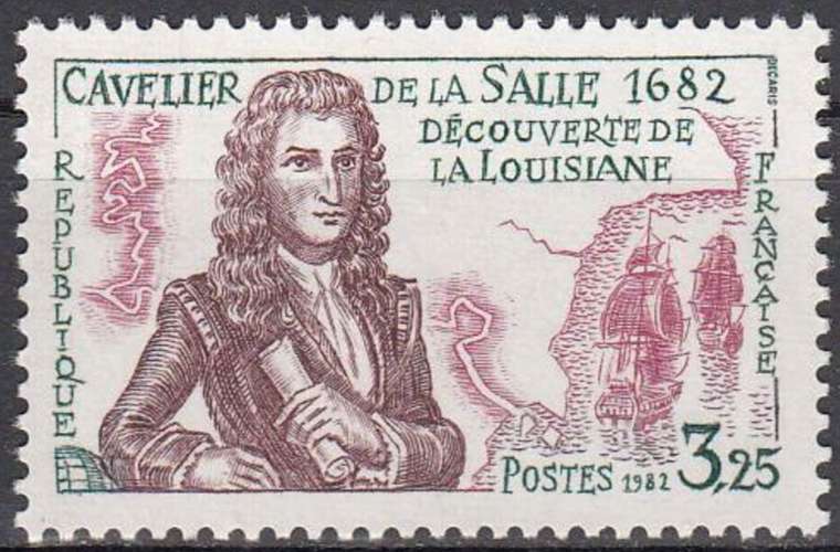 FRANCE - 1982 - Cavelier de la Salle - Yvert 2250 Neuf **