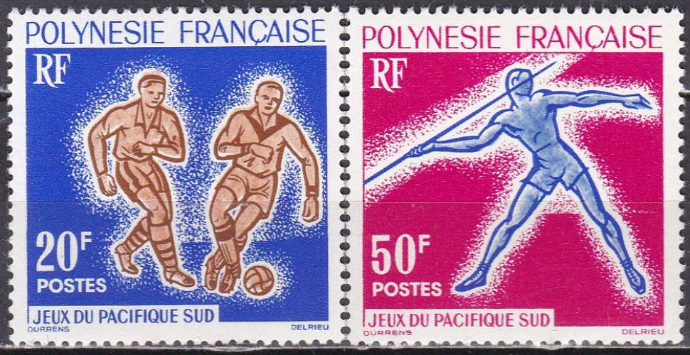 POLYNESIE N° 22/3 de 1963 en série complète neuve