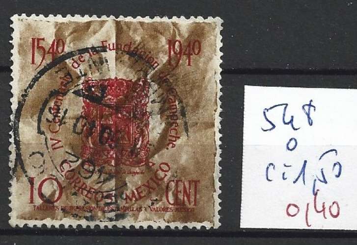 MEXICO 548 oblitéré côte 1.50 € 