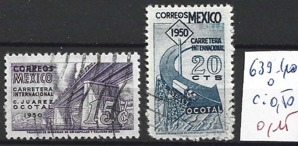 MEXICO 639-640 oblitérés côte 0.50 € 