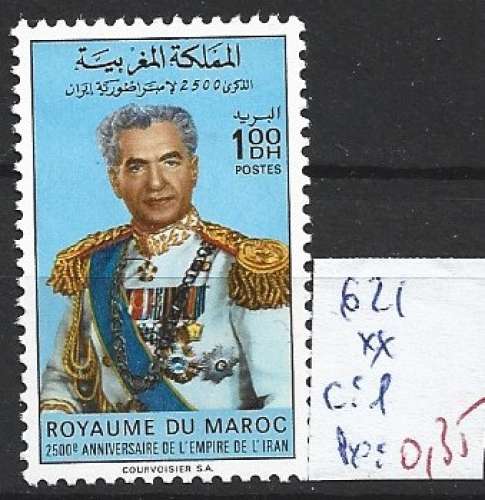 MAROC 621 ** côte 1 € 