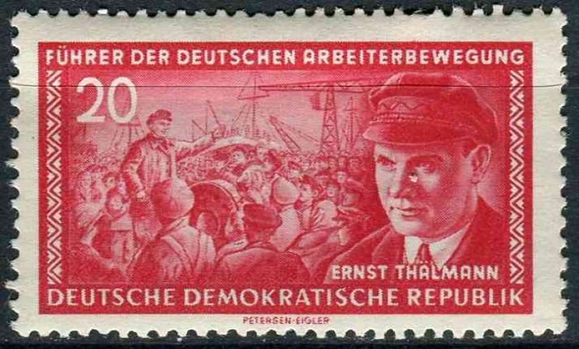 ALLEMAGNE RDA 1955 NEUF** MNH N° 206