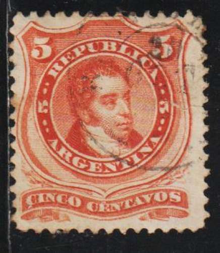 ARGENTINE 1867 - Y&T  N° 18