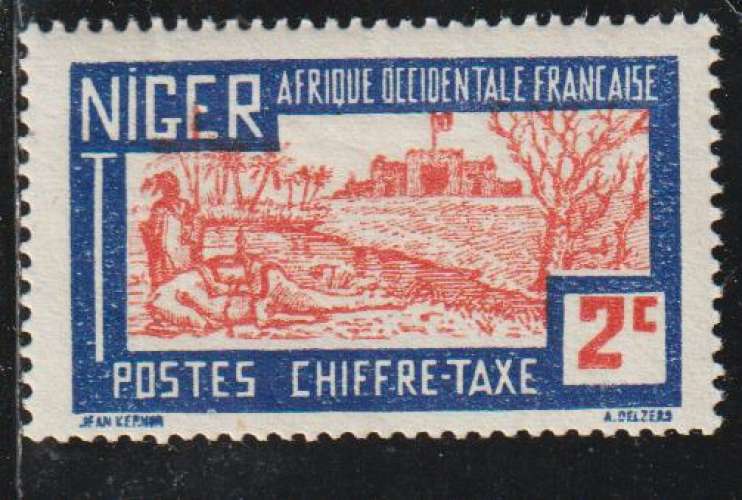 NIGER Taxe  - Y&T  N° 9