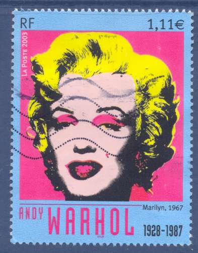 YT 3628 - Peinture d'Andy Warhol - Marilyn