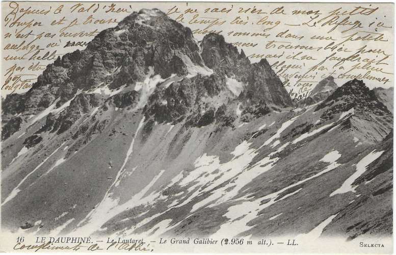 CPA - HAUTES-ALPES - Le LAUTARET, Le Grand Galibier (2956m)