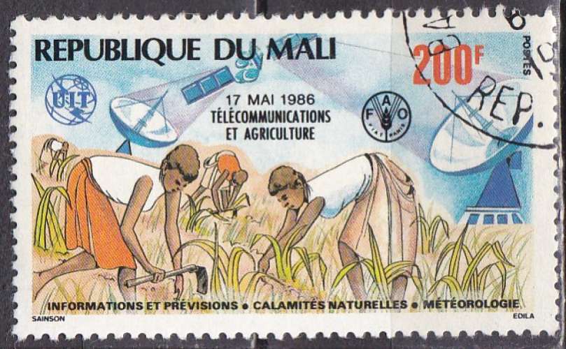 MALI N° 534 de 1986 oblitéré 