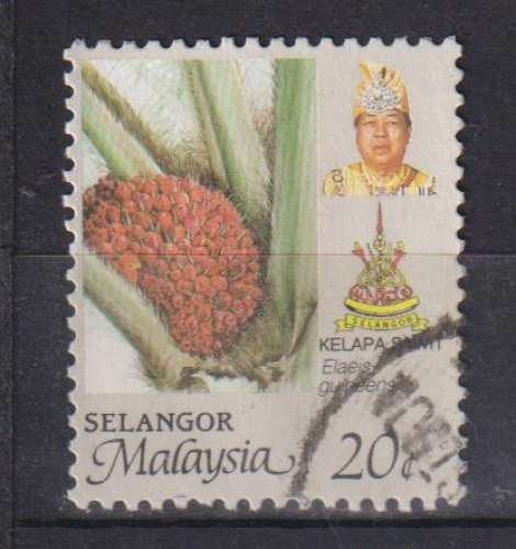 MALAISIE SELANGOR 1986 - Y&T N° 117 oblitéré