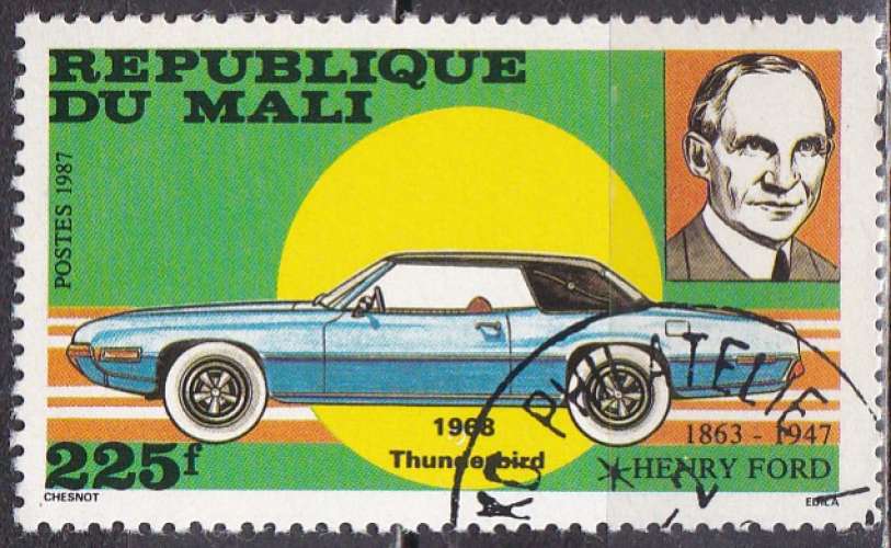 MALI N° 544 de 1987 oblitéré 