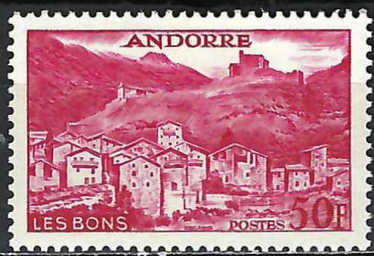 Andorre Français - 1955-58 - Y & T n° 152 - MNH