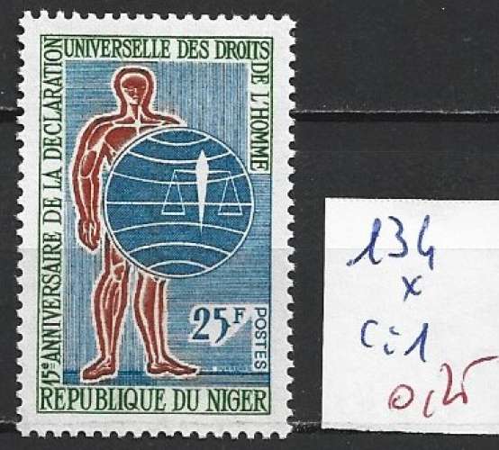 NIGER 134 * côte 1 €