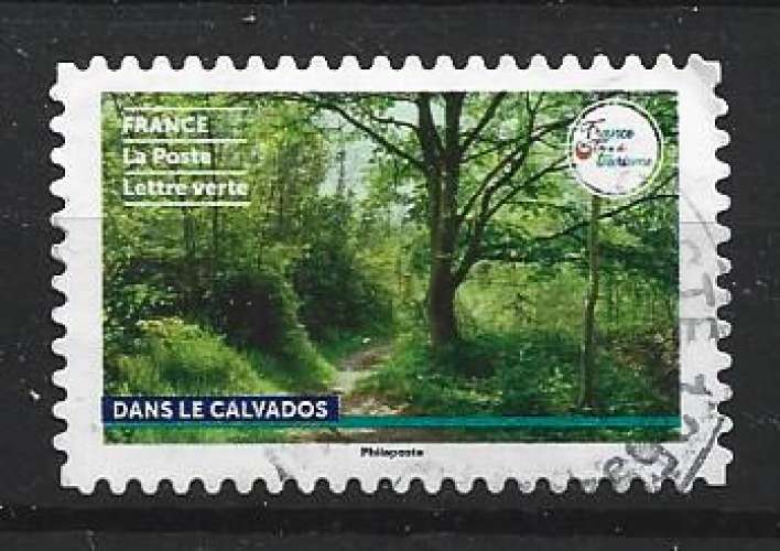 2023 FRANCE Adhésif 2318 oblitéré, cachet rond, tourisme, Calvados