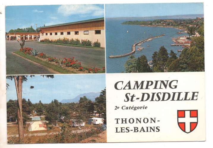 cpm 74 Thonon-les-Bains  Camping St-Disdille multivues