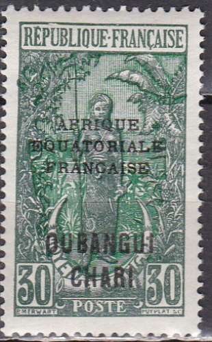 OUBANGUI N° 75 de 1927 neuf*