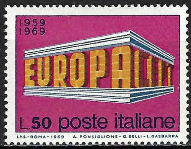 Italie - 1969 - Y & T n° 1034 - Europa - MNH