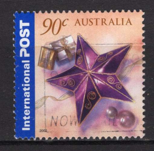 AUSTRALIE 2002 ETOILE DE NOEL OBLITERE