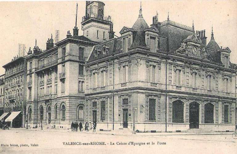 26 - Valence - caisse d'épargne et la poste