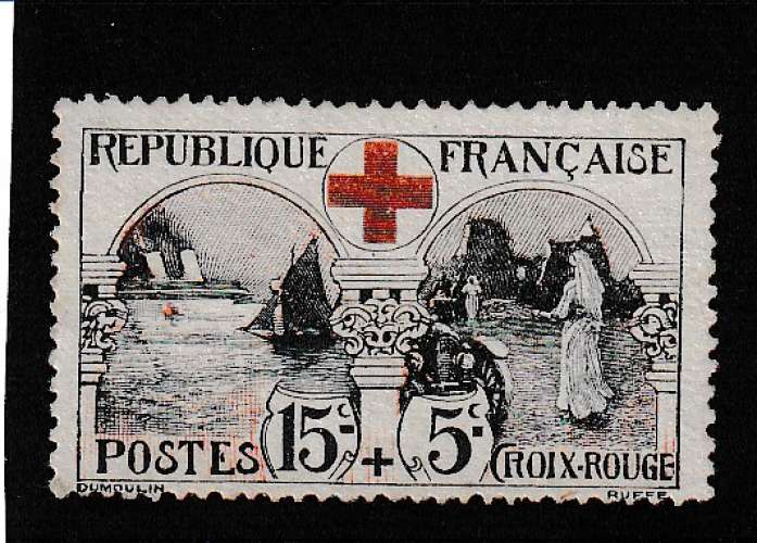 1918 Profit Croix Rouge 15+5c neuf MNH 