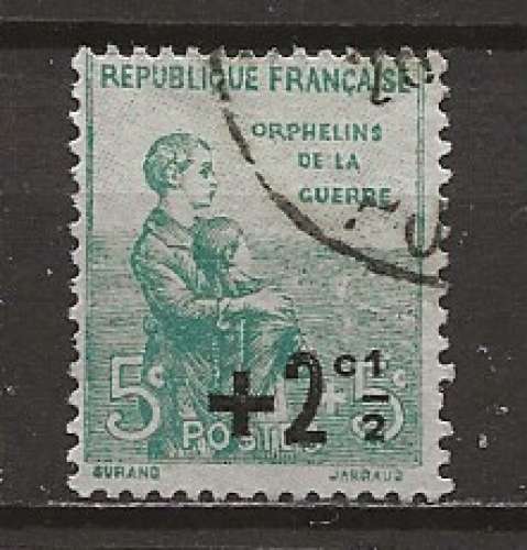 FRANCE   ANNEE 1922  Y.T N°163 OBLI 