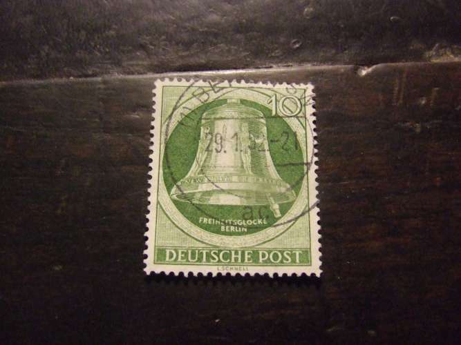 BERLINO 1951 CAMPANA DESTRA 10 p USATO