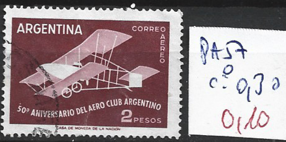 ARGENTINE PA 57 oblitéré côte 0.30 € 