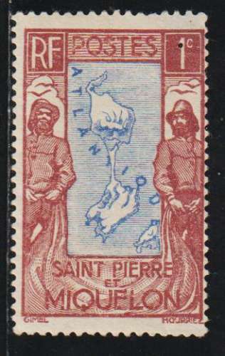 St PIERRE &MIQUELON 1932 -  Y&T N° 136