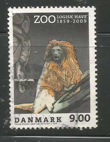 Danemark  2009 - YT n° 1536 - Singe, serpent - cote 2,50