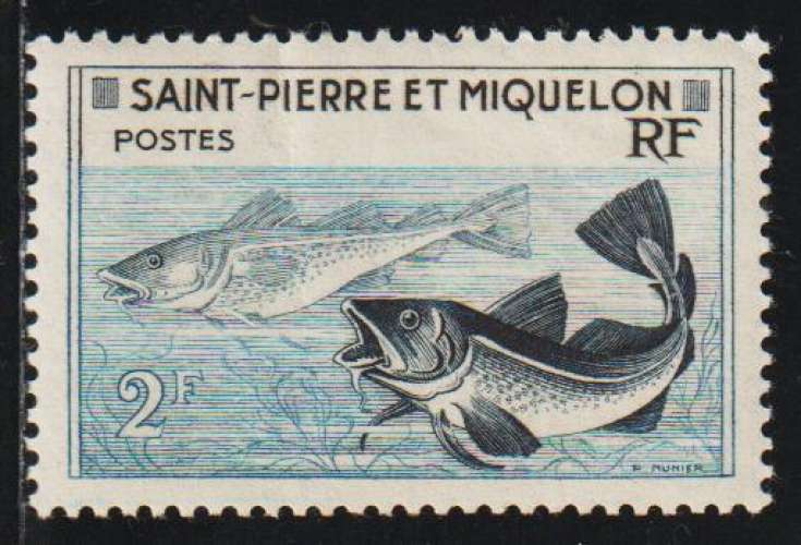 St PIERRE &MIQUELON 1957 -  Y&T N° 353