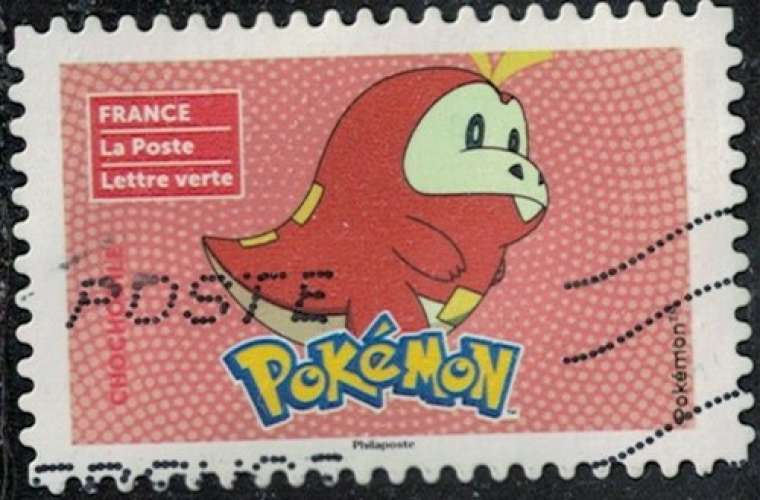 France 2024 Oblitéré Used Pokémon Chochodile Y&T 2441 SU