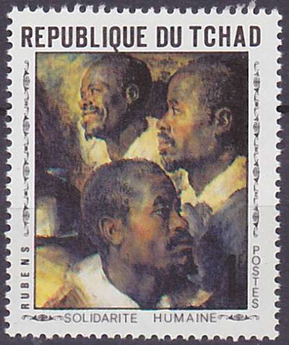 Timbre neuf ** n° 211(Yvert) Tchad 1969 - Tableau de Rubens