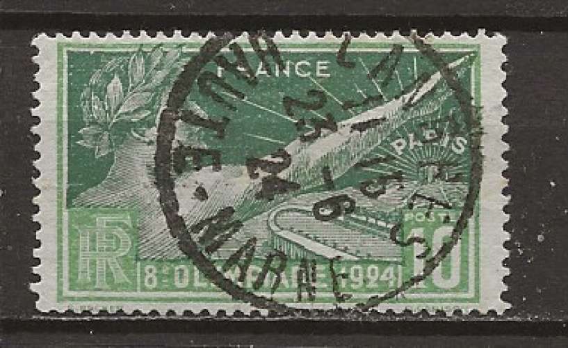 FRANCE   ANNEE 1924 Y.T N°183 OBLI  Paris 1924