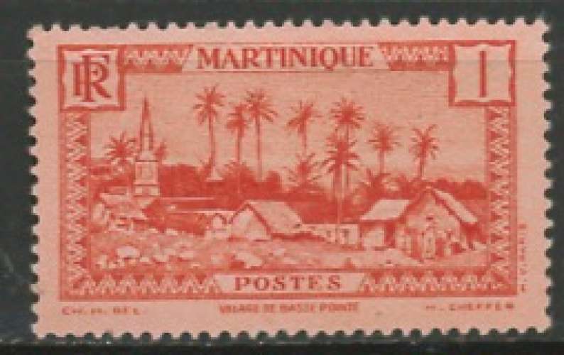 MARTINIQUE neuf * N° 133   trace de charnière