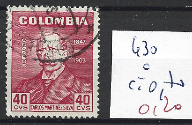 COLOMBIE 430 oblitéré côte 0.70 €