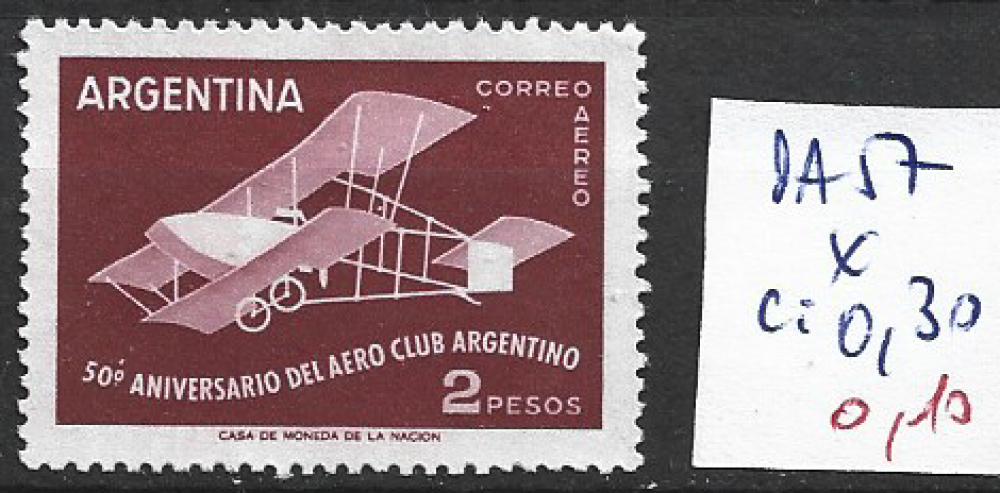 ARGENTINE PA 57 * côte 0.30 € 