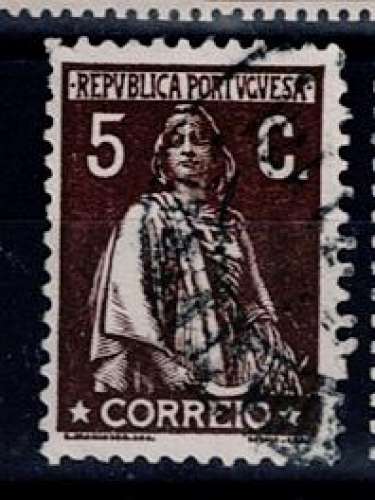 PORTUGAL 1923 - YT 274 OBLITÈRÉ DENT. 12X11 1/2.