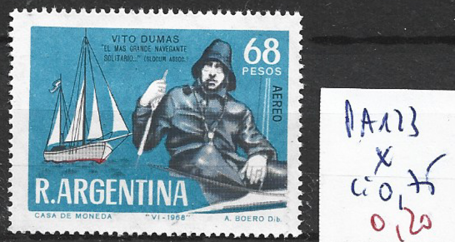 ARGENTINE PA 123 * côte 0.75 € 