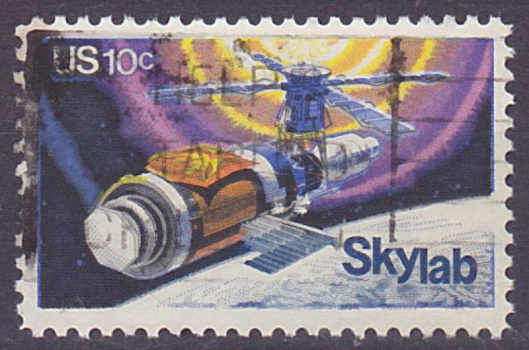 Timbre oblitéré n° 1016(Yvert) États-Unis 1974 - Espace, Skylab