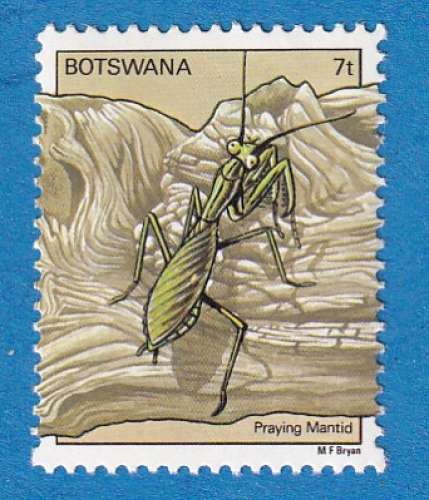 Botswana 1981 Insectes. Sphodromantis gastrica. C3