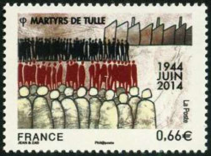 4865 Y&T ANNEE 2014 NEUF**MNH Martyrs de Tulle