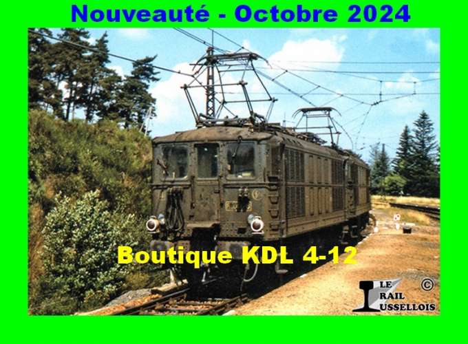 RU 2220 - Train, BB 4178 en gare - LOUBARESSE - Cantal - SNCF