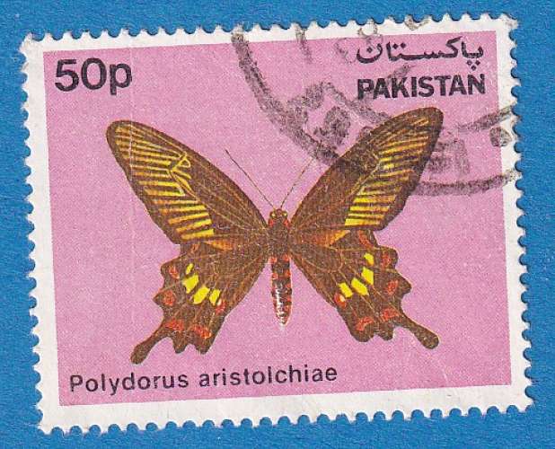 Pakistan 1983 Papillons. Polydorus aristolochiae. C4